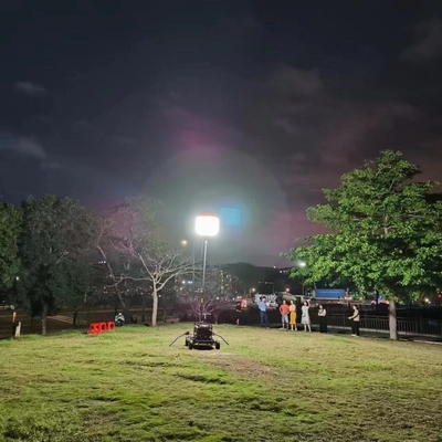 IP65 LED Telescopic Mast Inflatable Work Light Tower cho Xây dựng và Công trình Đường