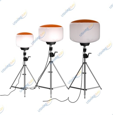 Đèn làm việc bóng khí cầu xây dựng di động 150W Ánh sáng 360 độ Điện năng lượng cao LED Đứng chân máy