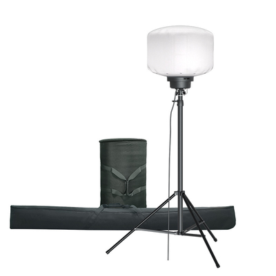 Manual Lift Hand Crank Tripod Light Tower 320W Ánh sáng bong bóng ngoài trời cho quảng cáo