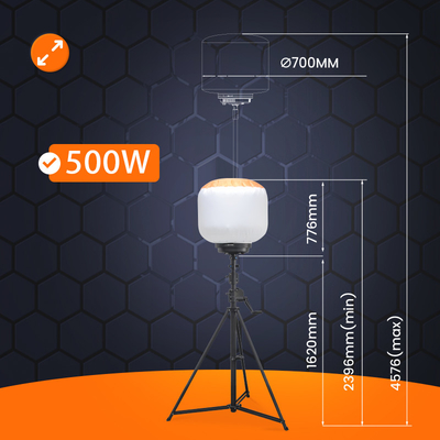 Các sự kiện Tháp ánh sáng có thể kéo theo kính thiên văn 500W LED bong bóng Tháp ánh sáng di động cho các sự kiện lớn