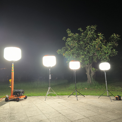 Đèn làm việc di động linh hoạt 700Watt bóng đèn LED tháp đèn cho bảo trì đường