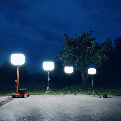 1200Watt đèn LED bóng đèn tháp chân máy ngoài trời ánh sáng làm việc cho nhà thầu