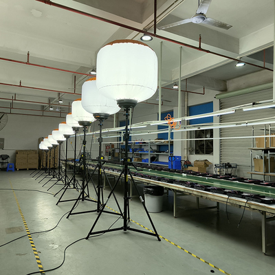 AC220V Đèn làm việc LED di động 1400W Đèn đèn bóng LED tại nơi làm việc Tháp đèn bóng cho thực thi pháp luật