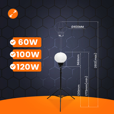 120W Led RGB Balloon Light Tower Tháp đèn portable đa năng cho sự kiện ngoài trời