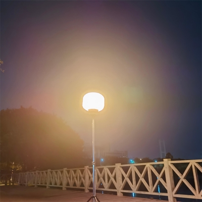Tháp ánh sáng chân ba hạng nhẹ 200W RGB Đèn bóng bay di động Tháp ánh sáng cho đám cưới