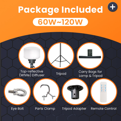 Đèn bóng LED ngoài trời 120W 150W Tháp đèn di động cho các bữa tiệc