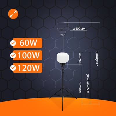 Đèn bóng LED ngoài trời 120W 150W Tháp đèn di động cho các bữa tiệc