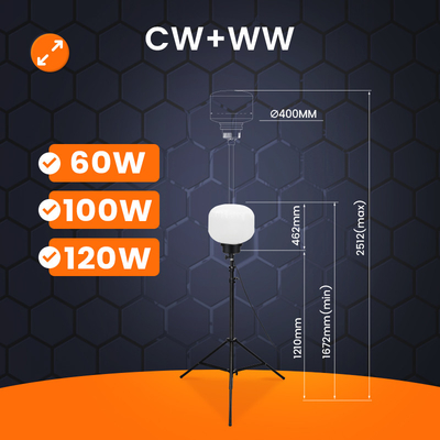 5000 giờ bóng đèn LED đèn 60W 100W LED tháp đèn cho các bữa tiệc trại