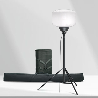 Manual Lift Hand Crank Tripod Light Tower 320W Ánh sáng bong bóng ngoài trời cho quảng cáo