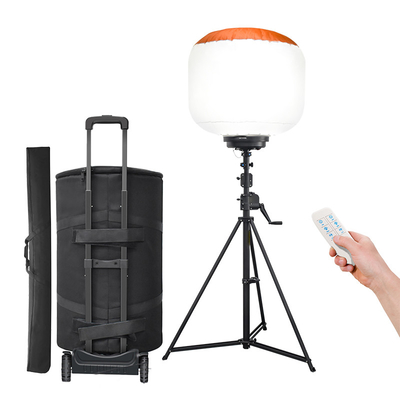 Đèn đèn bong bóng di động 800W Đèn đèn bong bóng cao độ sáng cho các công trình xây dựng Công trình đường bộ Đèn làm việc tạm thời