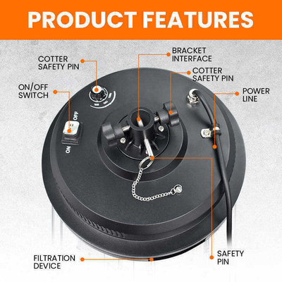 500W-1400W Đèn bóng đèn LED IP65 50000Hrs 360° Omni Coverage